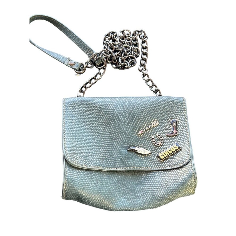 Crossbody Purse Circus by Sam Edelman green with shimmering green scales texture - Picture 1 of 6